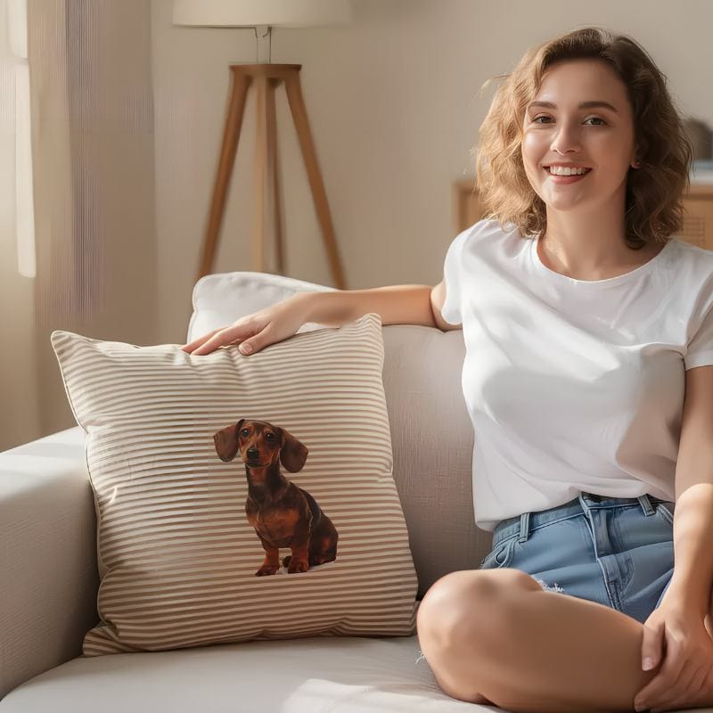 Almohadón Dachshund Chic