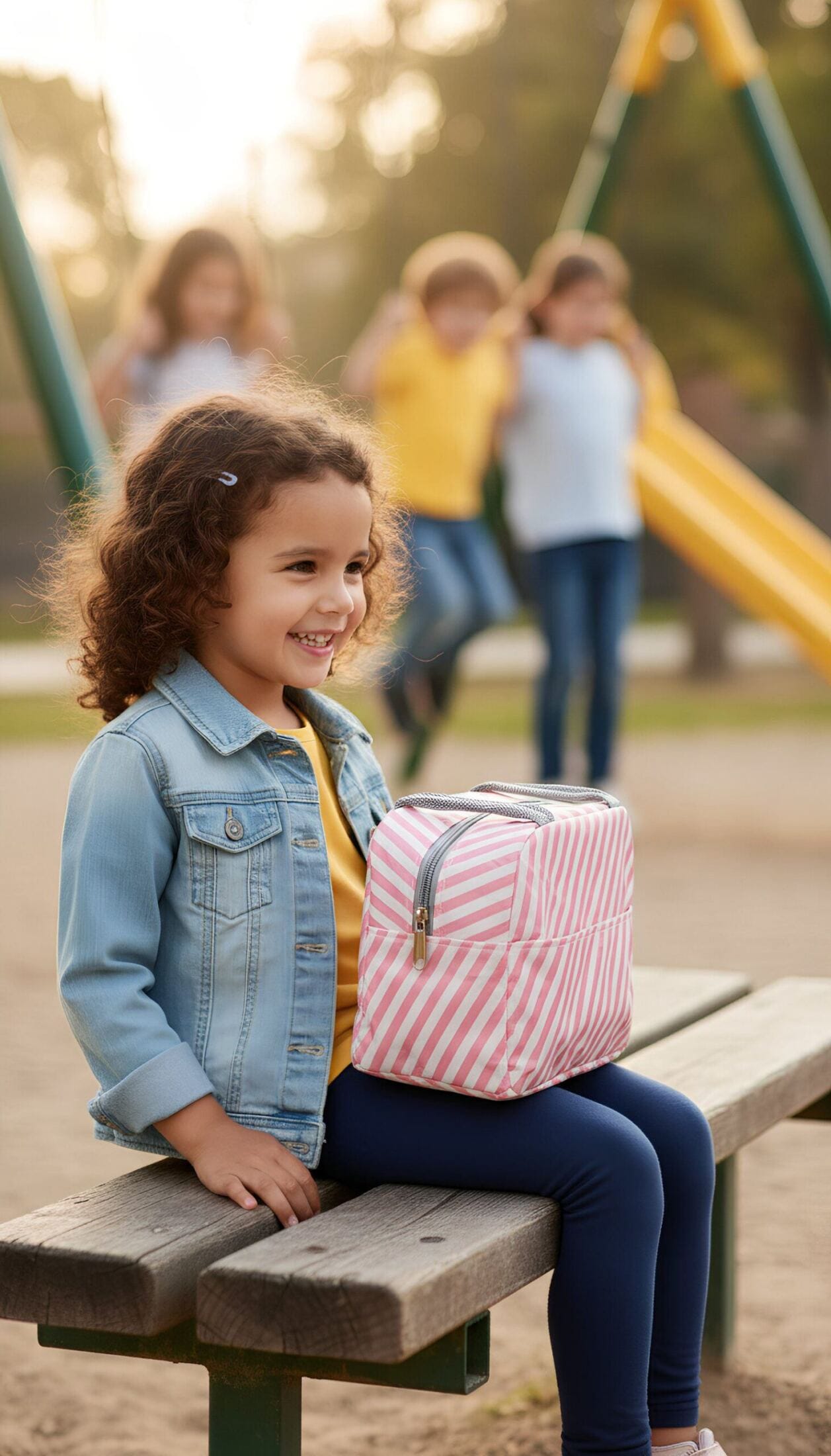 Lunchera Pink Stripes